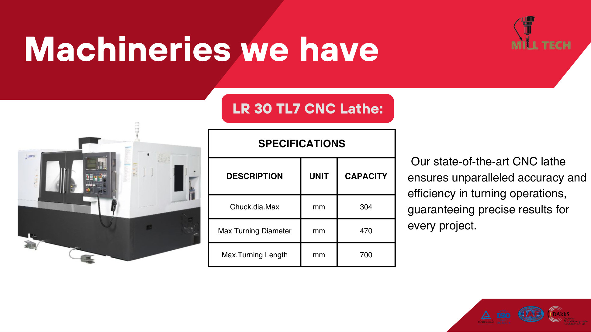 LR 30 TL7 CNC Lathe